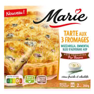 Marie tarte aux 3 fromages pâte feuilletée pur beurre 350g