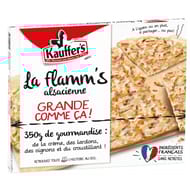 Kauffer's tarte fine ovale fromage blanc lardons crème oignons 350g