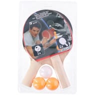 Kit tennis de table avec 2 raquettes + 3 balles