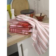 Lot de 5 torchons Angrie rouge 50x70cm
