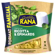 Rana pâtes fraîches tortellini ricotta & épinards format familial 500g
