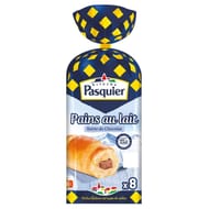 Brioche Pasquier pain au lait barre de chocolat x8 320g