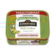 Connetable sardines sans arêtes à l'huile d'olive vierge extra 230g connetable