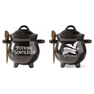 Bol chaudron en faience 2 decors assortis 40cl