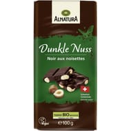 Alnatura chocolat noir aux noisettes 100g bio