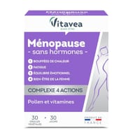 Vitavea ménopause sans hormones 30 gélules 17g