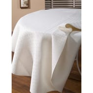 Calitex protege table tradition blanc rond 135cm