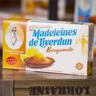 Madeleines de Liverdun bergamotte boite de 250g