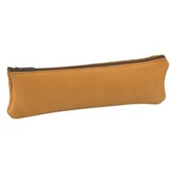 Trousse cuir naturel beige