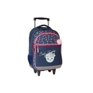 Sac à dos à roulettes chat