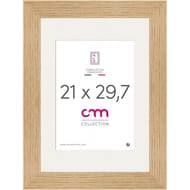 Cadre photo 21x29.7cm reglis coloris chene
