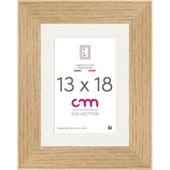 Cadre photo 13x18cm reglis coloris chêne
