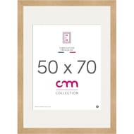 Cadre photo 50x70cm reglis coloris chêne