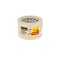 Lot de 3 ruban de masquage scotch classic 50m x 24 mm