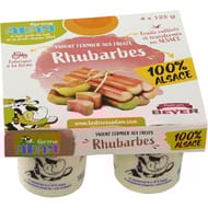Ferme Adam Yaourts aux fruits rhubarbes 100% Alsace 4x125g