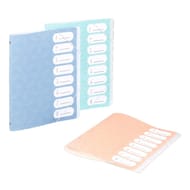 Trieu 8 compartiments a4 polypropylène - art déco