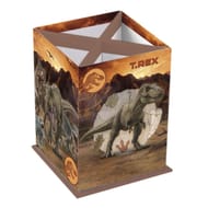 Pot crayon carré 11.5x8.5x8.5 papier remborde jurassic world
