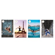 Carnet Paris 2024 sport agrafe 90x140 60p 70g l6 assorti