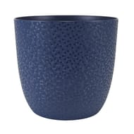 Cache-pot opale diam 29,5 x 27,1 cm volume 14,8 l bleu profond