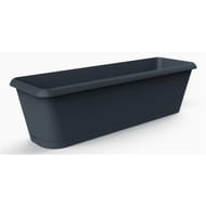 Jardinère "Chorus" 30 cm plateau clipsé - anthracite