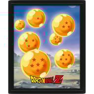 Affiche lenticulaire 3D Shenron déchaîné Dragon Ball Z