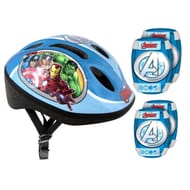Combo casque + coudières + genouillères Avengers