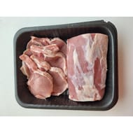 Colis de porc : rôti longe + côte avec os