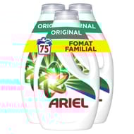 Ariel lessive liquide 75 lavages (3x25) original 3.75l