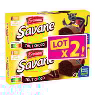Brossard savane pocket tout choco x7 lot de 2 x 210g
