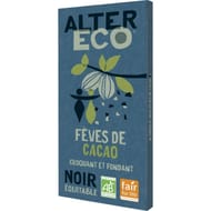 Alter Eco chocolat noir fèves de cacao bio 100g