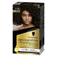 Schwarzkopf oléo suprême coloration permanente 4-50 châtain glacé