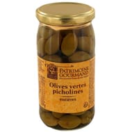 Patrimoine gourmand olives vertes picholines 200g