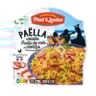 Paul & louise paëlla poulet fruits de mer barquette mono-compartiment 300g