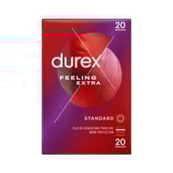 Durex préservatifs feeling extra standard x20