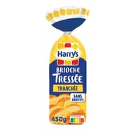 Harry's brioche tressée tranchée nature sans additifs 450g