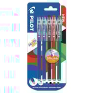 Pilot Frixion ball stick x5 bleu noir rouge vert