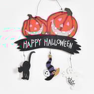 Deco halloween a suspendre-36x30cm