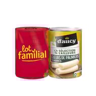 D'aucy coeurs de palmiers tendres sélection d'ailleurs 2x220g