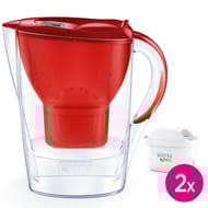 Brita carafe filtrante Marella rouge 2 mois Maxtra Pro 1051500