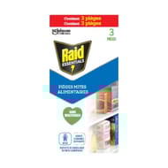 Raid essentials pieges mites aliments x3 sans insecticides