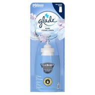 Glade sense & spray recharge pure clean linen infuse aux huiles essentielles
