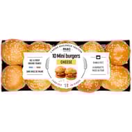 Mini cheese burgers origine france x10  420g