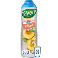 Teisseire sirop pèche zéro  60cl