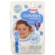 Cora culottes bébé sensitive taille 6 +15kg x18