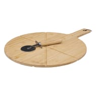 Planche à découper pizza 37 cm + roulette