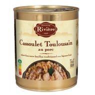 Maison riviere cassoulet toulousain au porc 840g