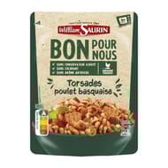 William saurin bon pour nous torsades poulet basquaise doypack 300g
