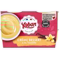 Yabon crème dessert à la vanille 4x120g-480g