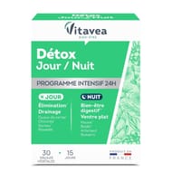 Vitavea détox jour nuit x 30 gélules 17g