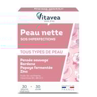 Vitavea peau nette stop imperfections x 30 gélules 16g